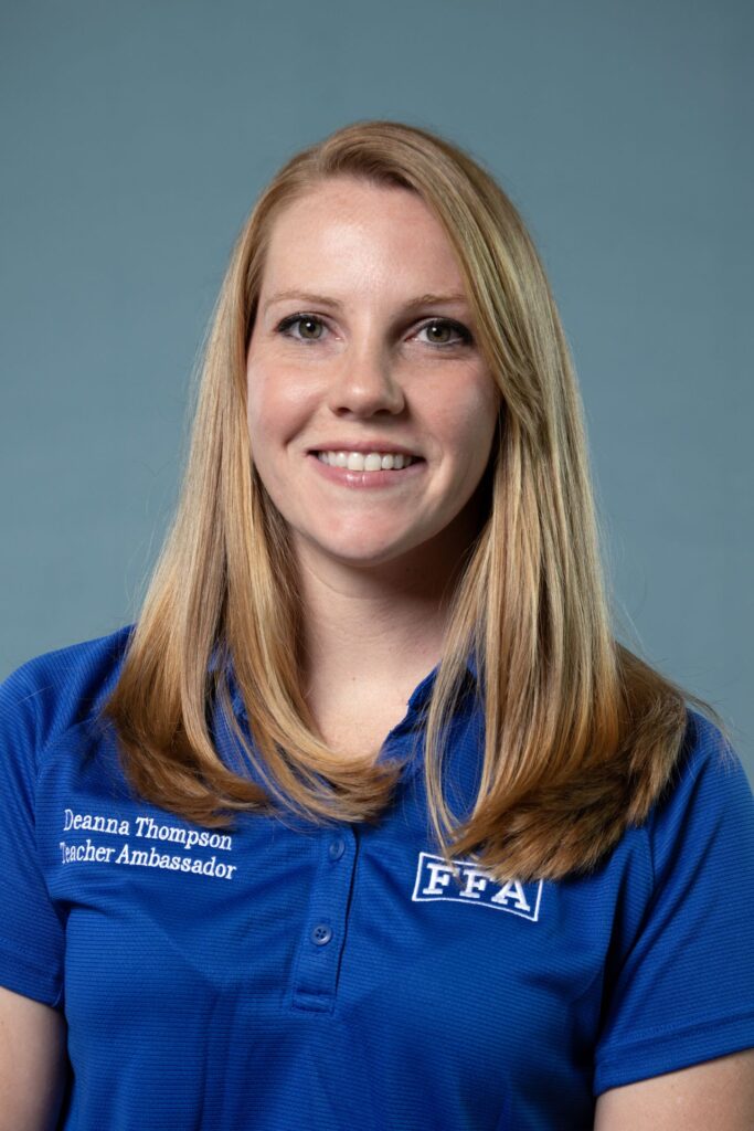Deanna Thompson Selected as National:  FFA Ambassador
