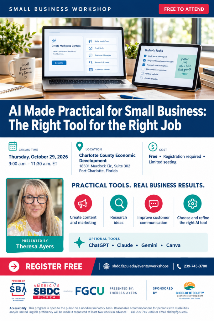 AI Made Practical for Small Business: The Right Tool for the Right Job