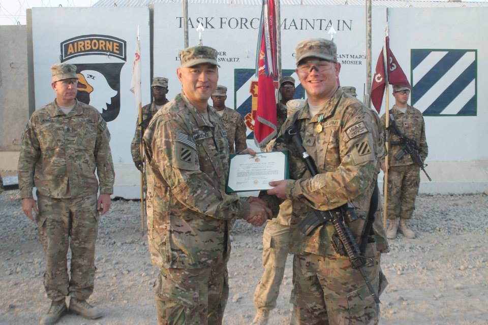 Photo of Jonathan Varner in the Army