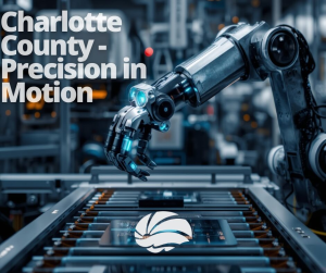 Professional industrial shot showcasing automation/precision equipment.