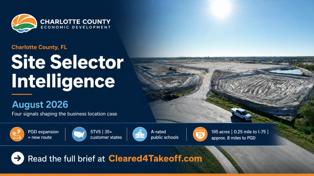 AUGUST 2026 | SITE SELECTOR INTELLIGENCE
