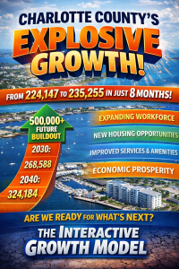 Charlotte County population growth forecast