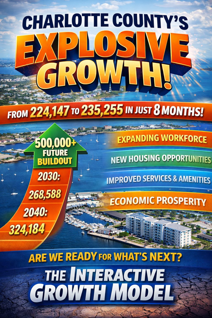 Charlotte County population growth forecast