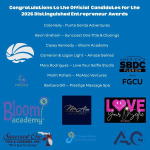 Congratulations to the Official Award Candidates for the 2026 Distinguished Entrepreneur Awards
