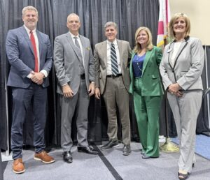 Charlotte County Workforce Roundtable 2025 panelists discuss local workforce development strategies at the Charlotte Harbor Event Center