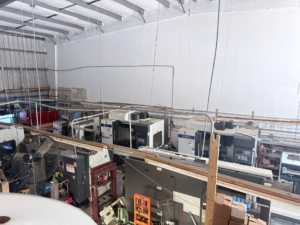 CNC machining equipment at QLINE in Charlotte County Florida