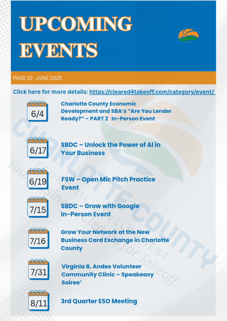 June 2025 Cleared 4 Takeoff Newsletter