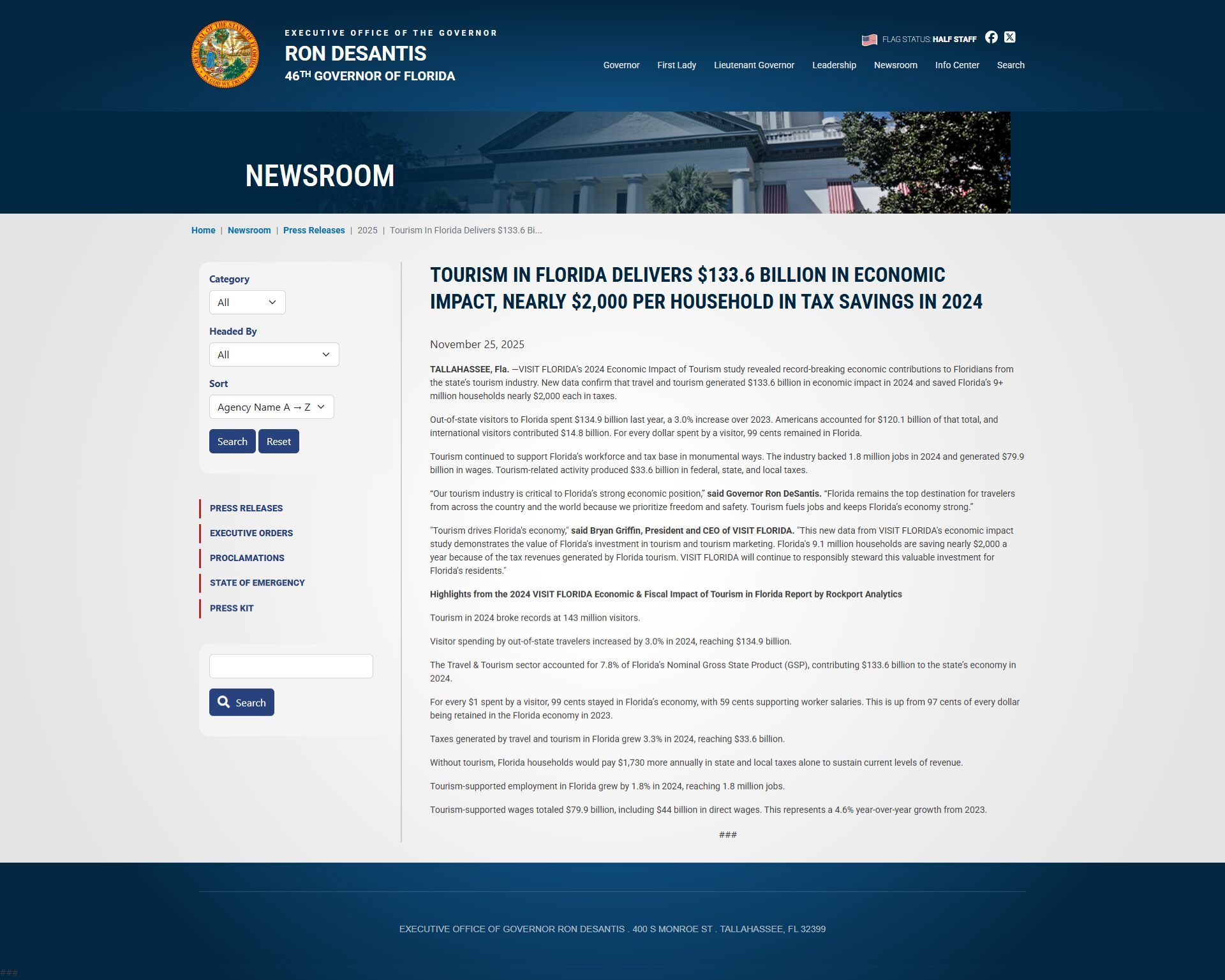 Charlotte County tourism industry