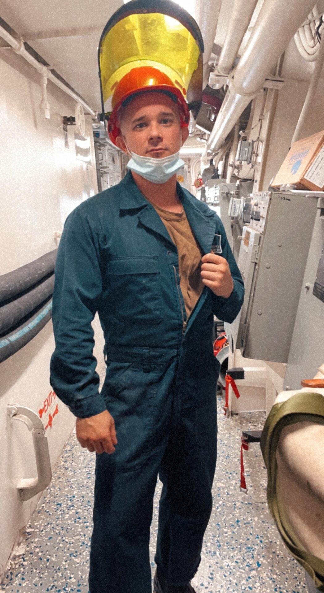 Zack Mutnik during his U.S. Navy service