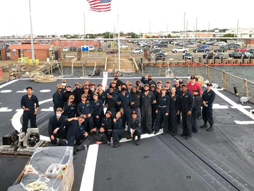 Zack Mutnik and Navy team