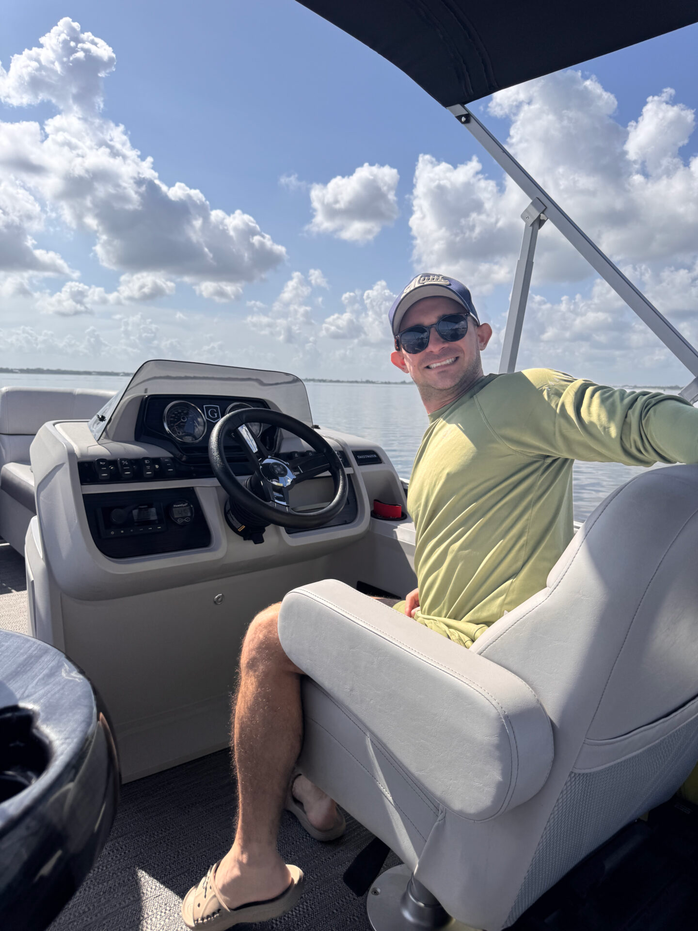 Zack Mutnik boating in Charlotte County